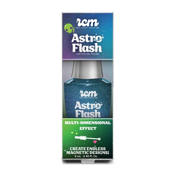 RCM Astro Flash green UV gel nail polish 9ml - British product