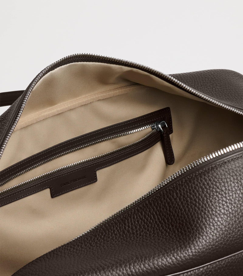Carl Friedrik Granville leather duffle bag - British product