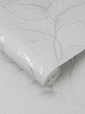 Art For The Home White Boutique Royal Palm wallpaper 10m (British brand)