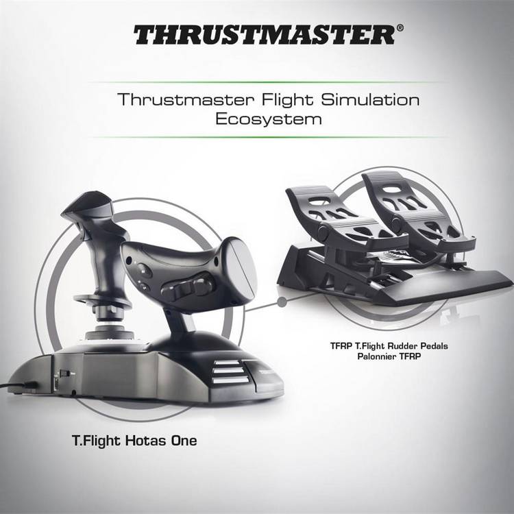 Thrustmaster T.Flight Hotas One joystick, imported from the UK