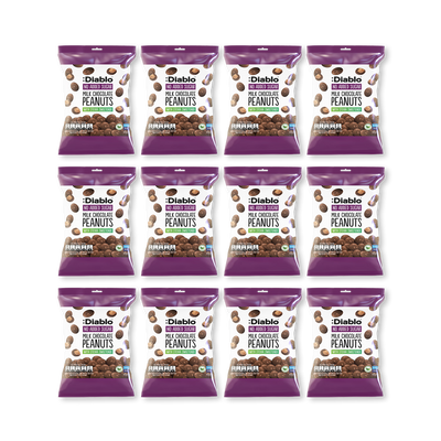 Holland & Barrett Diablo No Added Sugar Milk Chocolate Peanuts 40g (Pack of 12)- Buy online at McGrocer