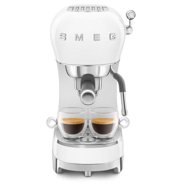 Smeg ECF02 espresso coffee machine white (British brand)