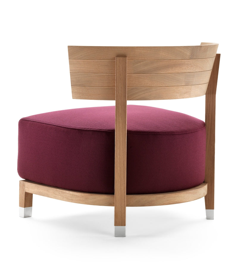 Flexform Thomas outdoor armchair iroko H66cm - British product