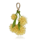 Christian Louboutin Mimosa Flower Leather bag charm, UK version