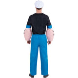 Smiffys Popeye adult costume, imported from the UK