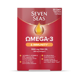 Holland & Barrett Seven Seas Omega-3 Fish Oil & Immunity 30 Tablets & 30 Capsules (1 Month Supply)- Buy online at McGrocer