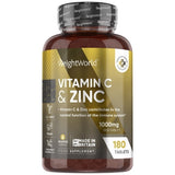 Superdrug WeightWorld Vitamin C & Zinc Supplement Tablets 180 Count- Buy online at McGrocer
