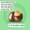 Diablo no added sugar milk chocolate peanuts 40g pack of 24 - British product