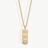 MUCHV star necklace three stars gold silver, imported from the UK