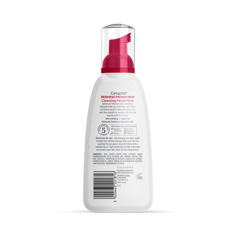Cetaphil Pro Redness Prone Skin Cleanser Face Wash 236ml