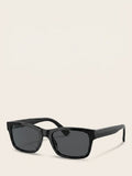 Prada A01S rectangular sunglasses black grey, imported from the UK