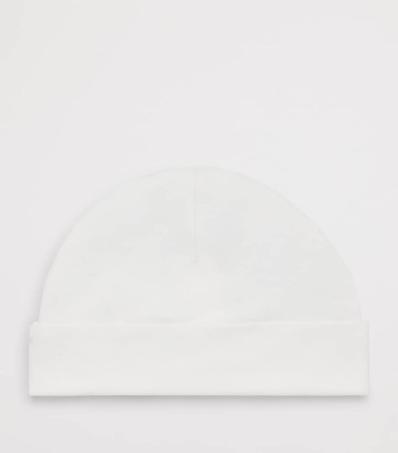 Paint My Dreams cotton embroidered X beanie (British brand)