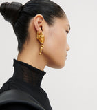 Schiaparelli rhinestone-embellished hand earrings, UK version