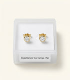 Cartier earrings white yellow rose gold diamond 13.4mm, imported from the UK