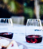 Waterford Elegance Optic stemless wine glasses set of 2 520ml (British brand)