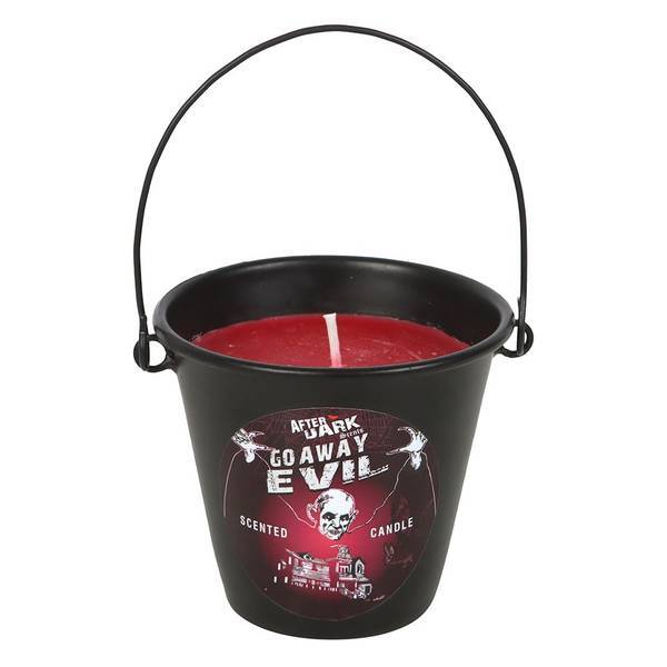 Something Different scented candle Go Away Evil bucket 8.5cm (British brand)