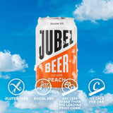 JUBEL Beer cut with Peach 4 x 330ml - McGrocer