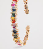 Suzanne Kalan Audrey rainbow sapphire diamond bangle - British product