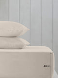 Stone Cotton Rich Extra Deep Fitted Deep Fitted Bed Sheet
