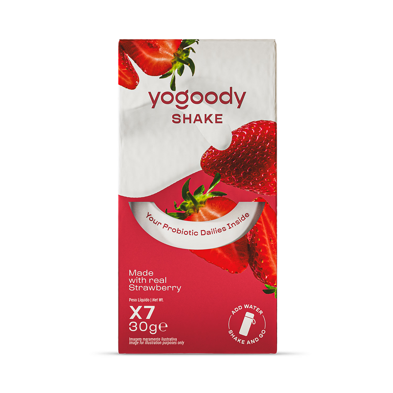 Yogoody probiotic yogurt shake strawberry 7x30g (British brand)
