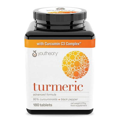 Costco UK Youtheory Turmeric Advanced Formula 450mg Tablets Supplement 180- Buy online at McGrocer