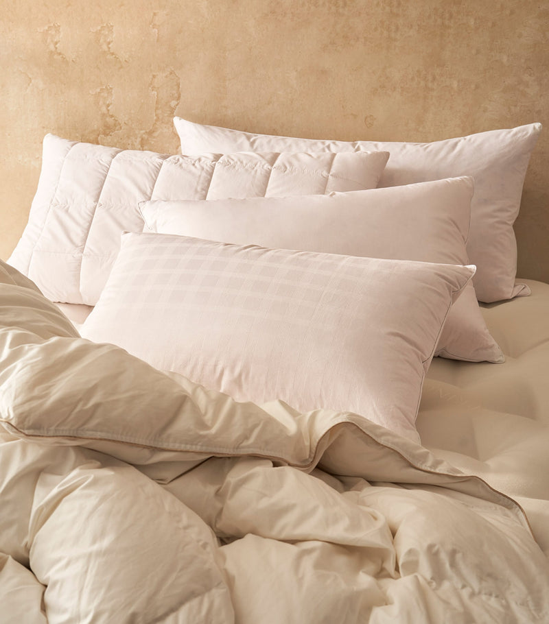 Vispring adjustable wool-filled pillow 75cm x 50cm (British brand)