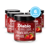 Diablo no added sugar strawberry jam 230g jar (British brand)