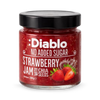 Diablo no added sugar strawberry jam 230g jar (British brand)