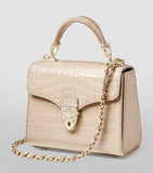 Aspinal of London mini Mayfair top-handle bag, imported from the UK