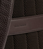 Carl Friedrik Ayrton leather backpack with laptop compartment - British brand