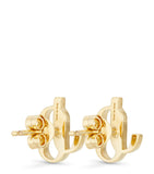 Jimmy Choo JC Logo Mini Stud Earrings, imported from the UK