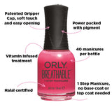Orly Breathable Nail Polish Pep In Your Step 18ml, imported from the UK