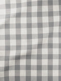 Granite Grey Gingham Roller Blind - British product