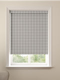 Granite Grey Gingham Roller Blind - British product