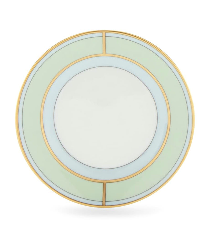 Ginori 1735 Colonna Diva Verde porcelain coffee saucer 12.5cm, UK version