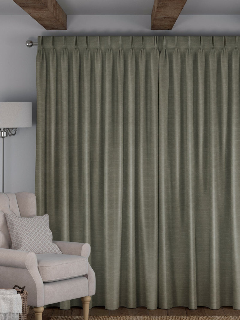 Voyage Maison fern green Jasper made to measure curtains (British brand)