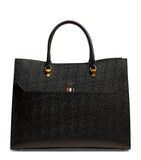 Thom Browne large leather duet tote bag, UK version