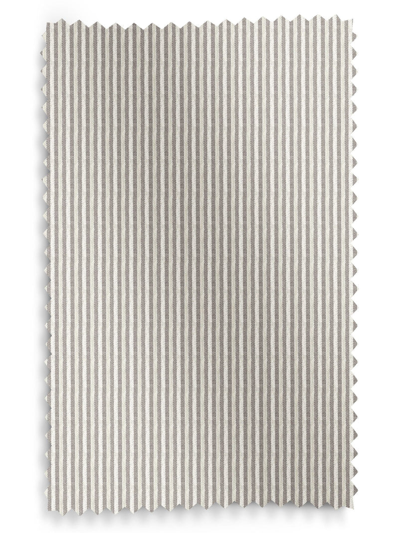 Emily Bond Smokey Grey Oscar Stripe roman blinds, UK version