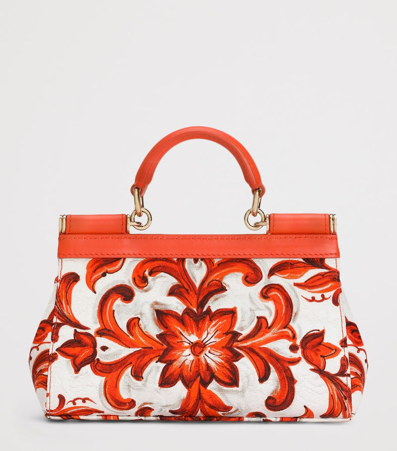 Dolce&Gabbana My Sicily top-handle bag Majolica print - British product