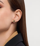 Bvlgari Divas' Dream yellow gold onyx diamond earrings, imported from the UK