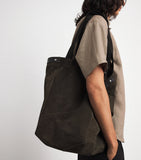 NN.07 suede tote bag with handles and strap, imported from the UK