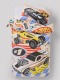 Hot Wheels reversible single duvet cover and pillowcase set, imported from the UK