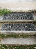 Silver non-slip rubber step mats set of 2 - British product