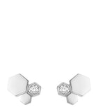 Chaumet Bee de Chaumet earrings 18kt white gold diamond, imported from the UK