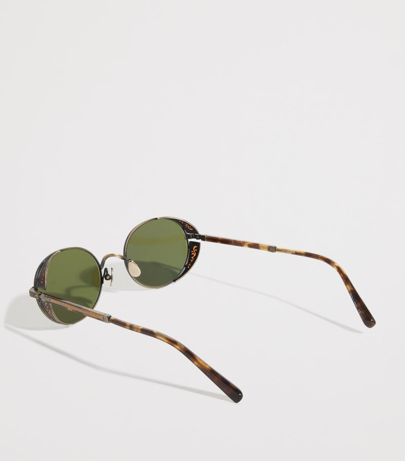Matsuda M3137 round titanium sunglasses, imported from the UK