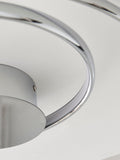 Eternity flush ceiling light chrome finish (British brand)
