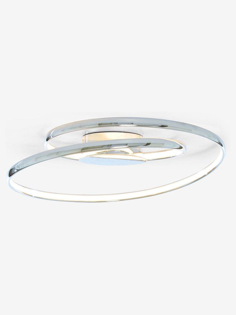 Eternity flush ceiling light chrome finish (British brand)