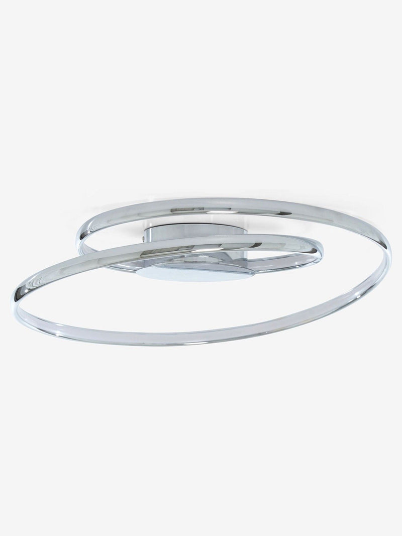 Eternity flush ceiling light chrome finish (British brand)