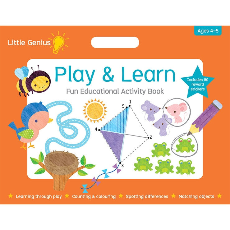Little Genius Mega Activity Pad for ages 3+, imported from the UK