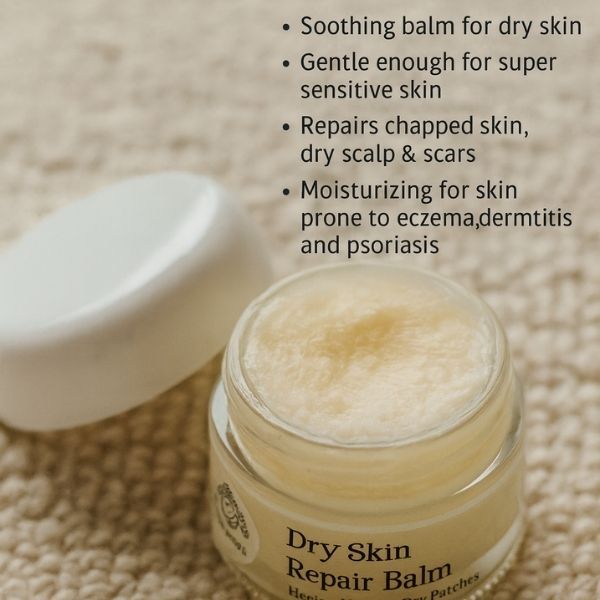 Ovviovita Dry Skin Repair Ayurvedic Balm 50ml, imported from the UK